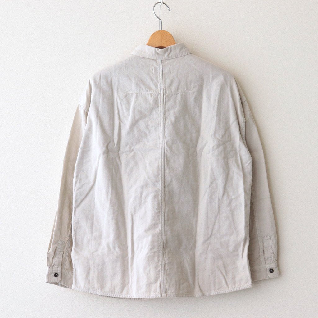 伊勢木綿のシャツ #L.GRAY