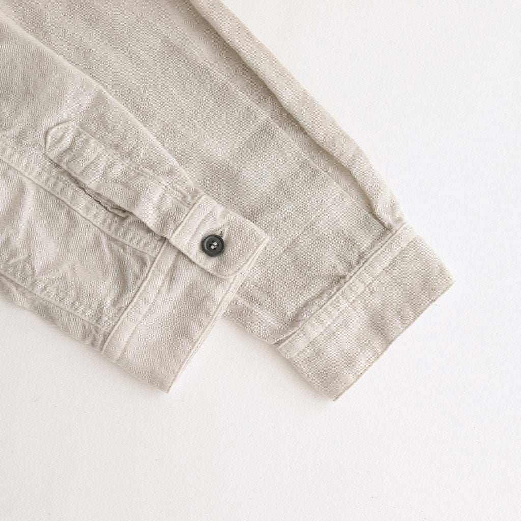 伊勢木綿のシャツ #L.GRAY