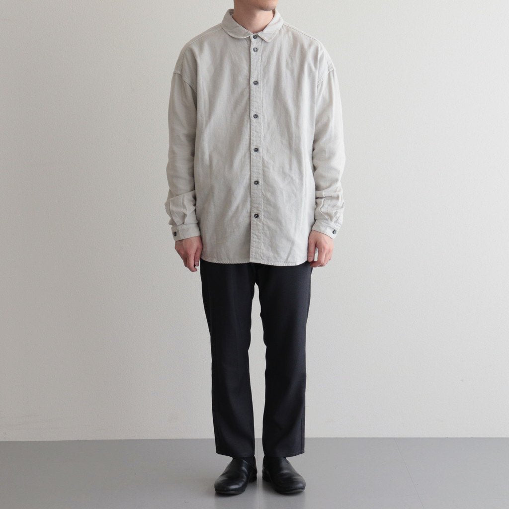 伊勢木綿のシャツ #L.GRAY