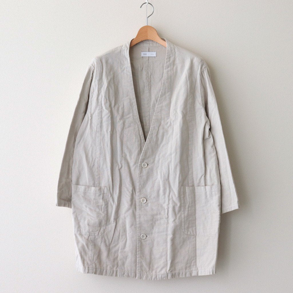 伊勢木綿のコート #L.GRAY