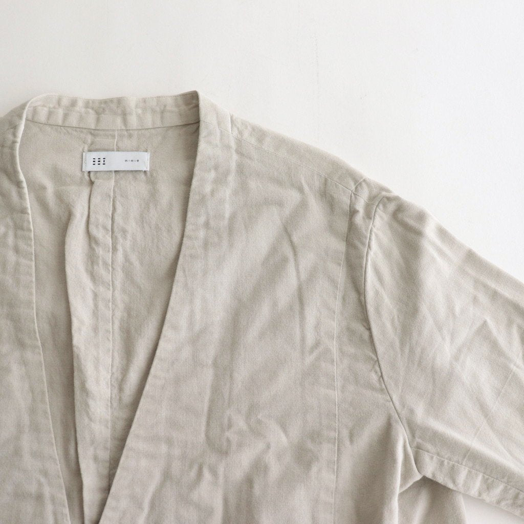 伊勢木綿のコート #L.GRAY