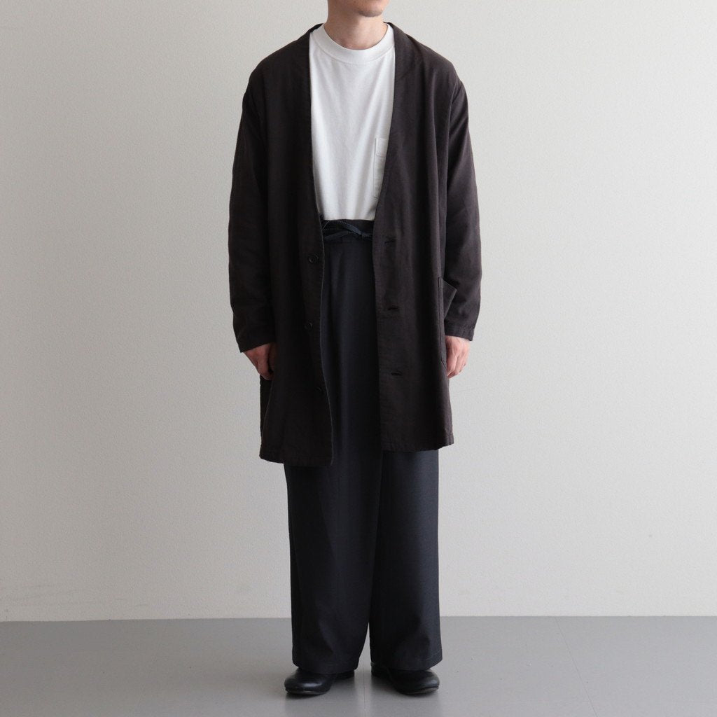 伊勢木綿のコート #C.GRAY