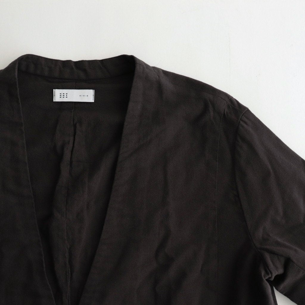 伊勢木綿のコート #C.GRAY