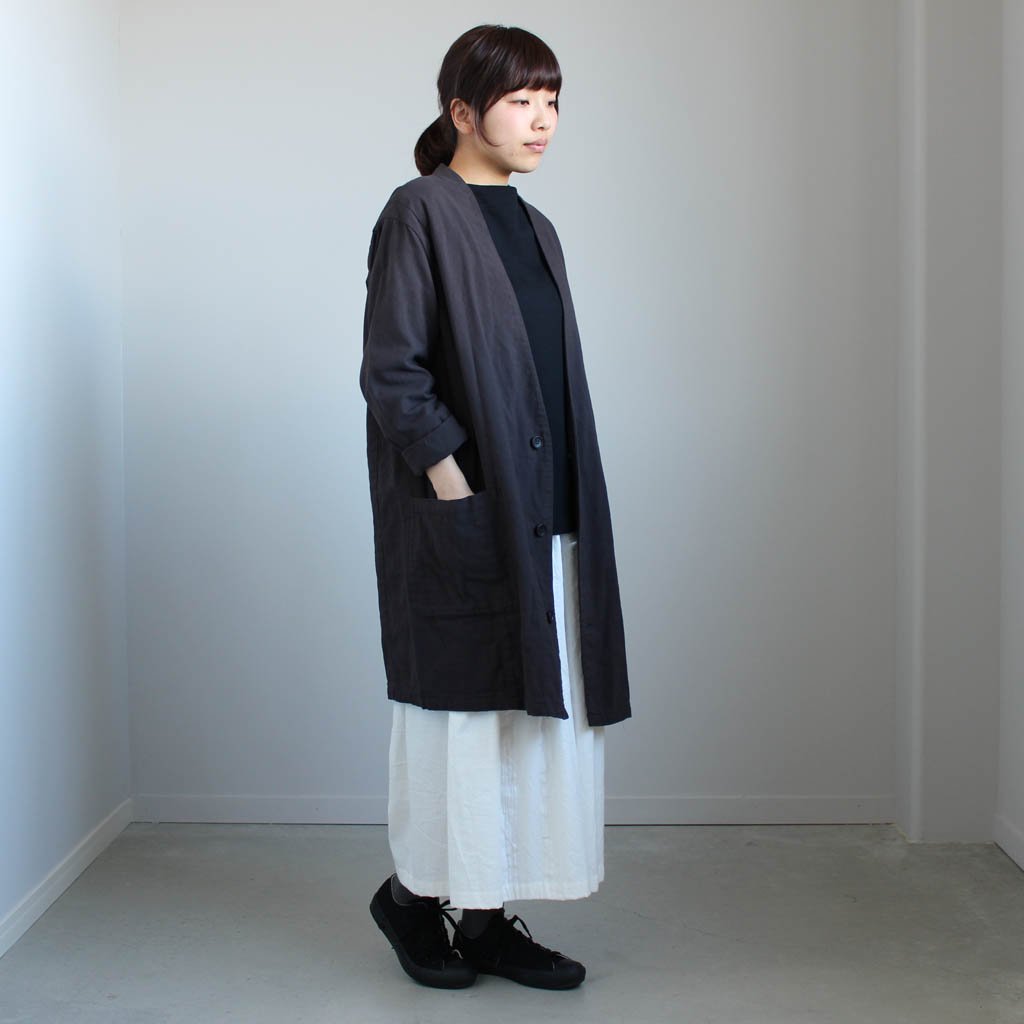 伊勢木綿のコート #C.GRAY