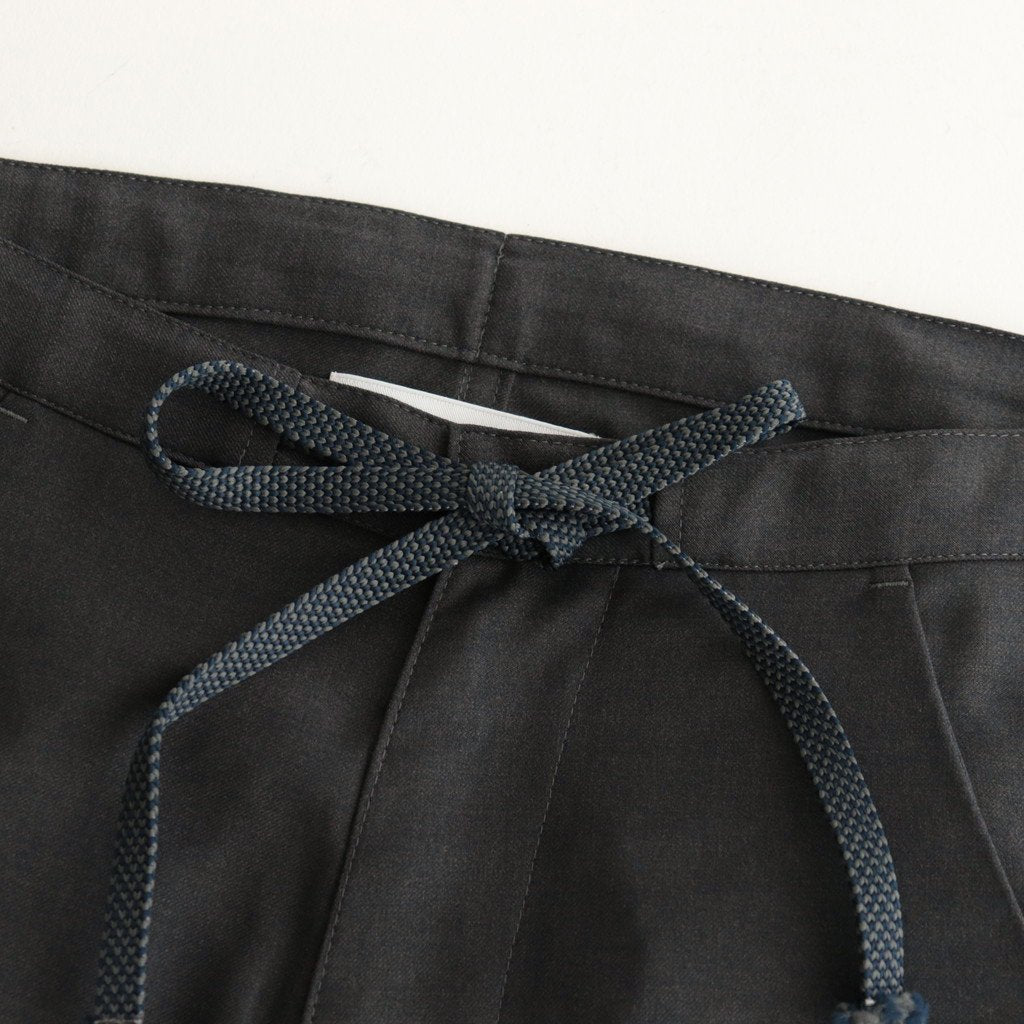 伊賀組紐のスリムイージーパンツ #C.GRAY