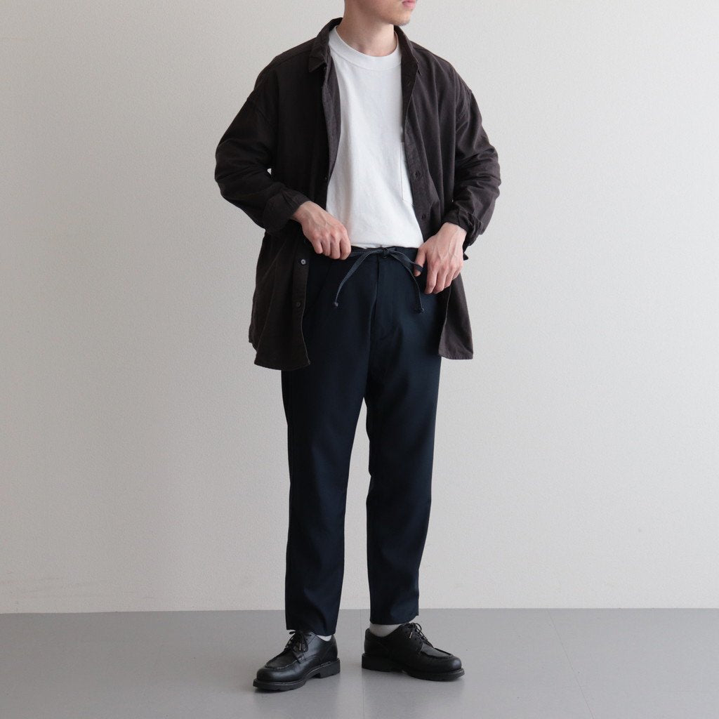 伊賀組紐のスリムイージーパンツ #NAVY