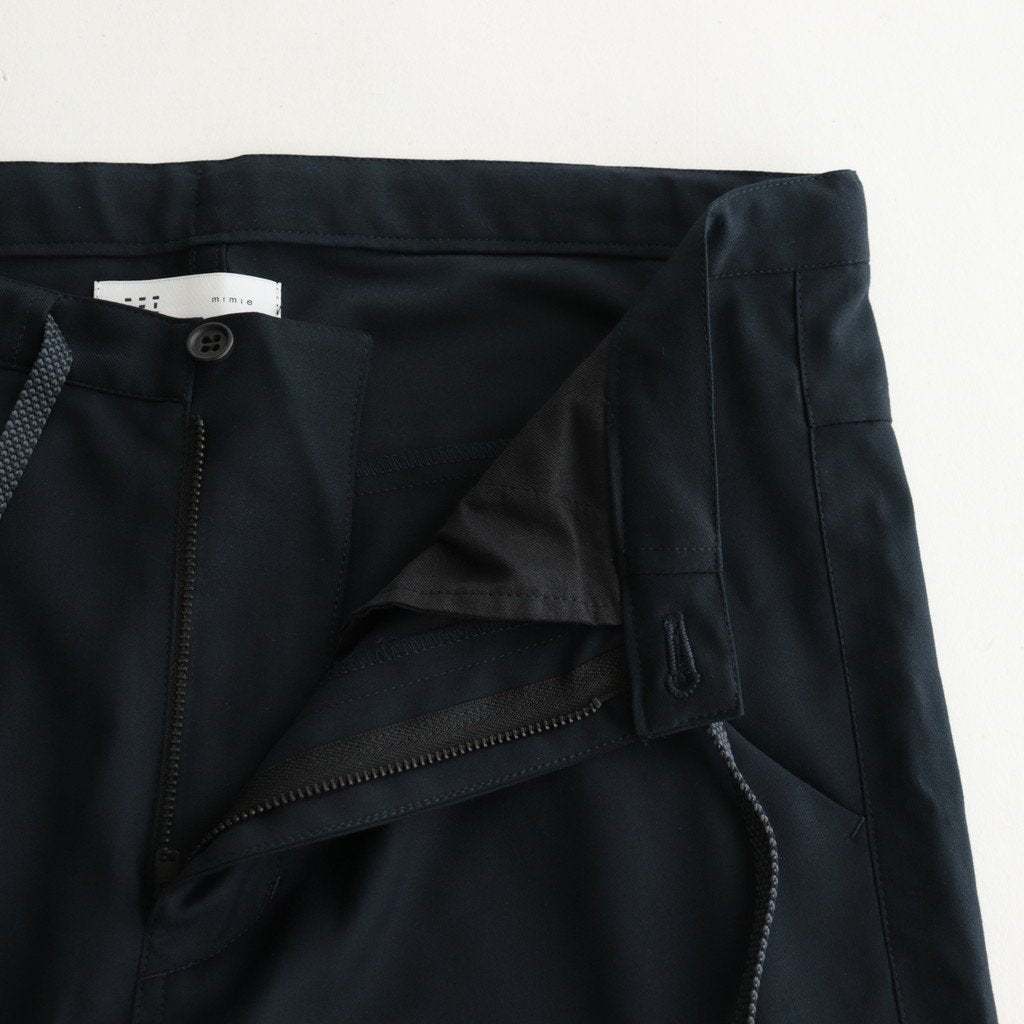 伊賀組紐のスリムイージーパンツ #NAVY