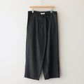 Wide easy pants with Iga braided cord #C.GRAY