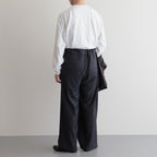 伊賀組紐のワイドイージーパンツ #C.GRAY