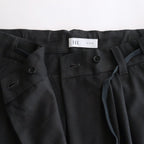 伊賀組紐のワイドイージーパンツ #C.GRAY