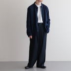 伊賀組紐のワイドイージーパンツ #NAVY