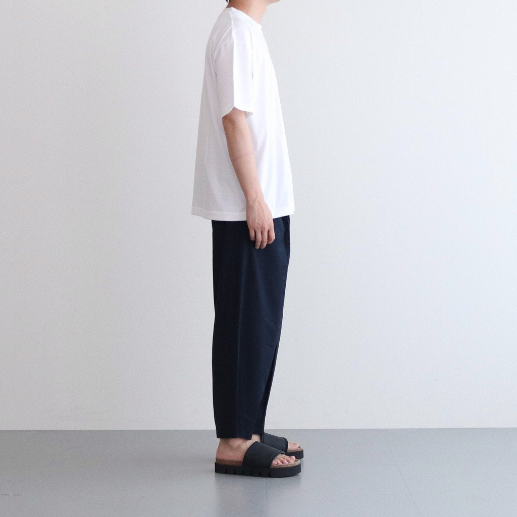 Iga braided wide easy pants #NAVY