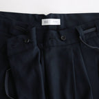 伊賀組紐のワイドイージーパンツ #NAVY