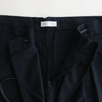 伊賀組紐のワイドイージーパンツ #NAVY