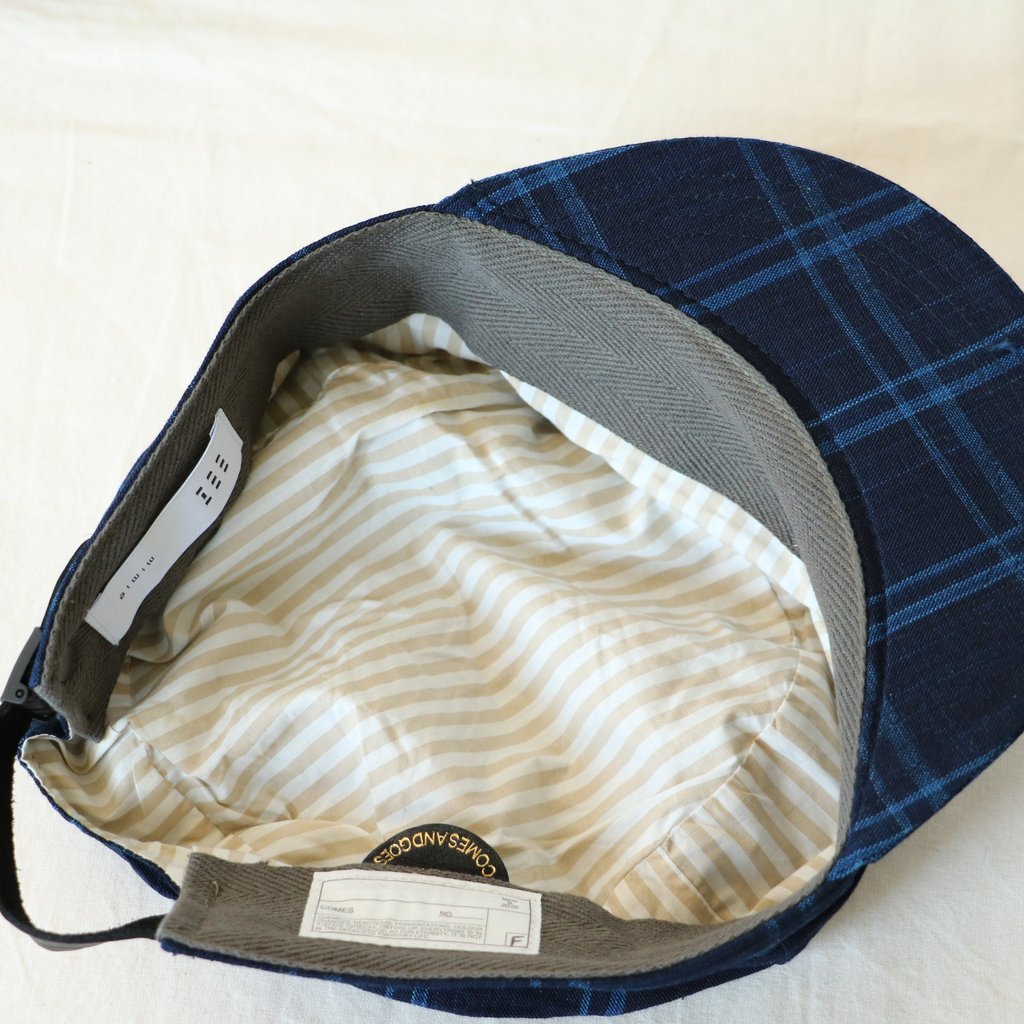 WORK CAP - 松阪木綿 #BIG CHECK