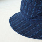 BUCKET HAT - Matsusaka cotton #SMALL CHECK