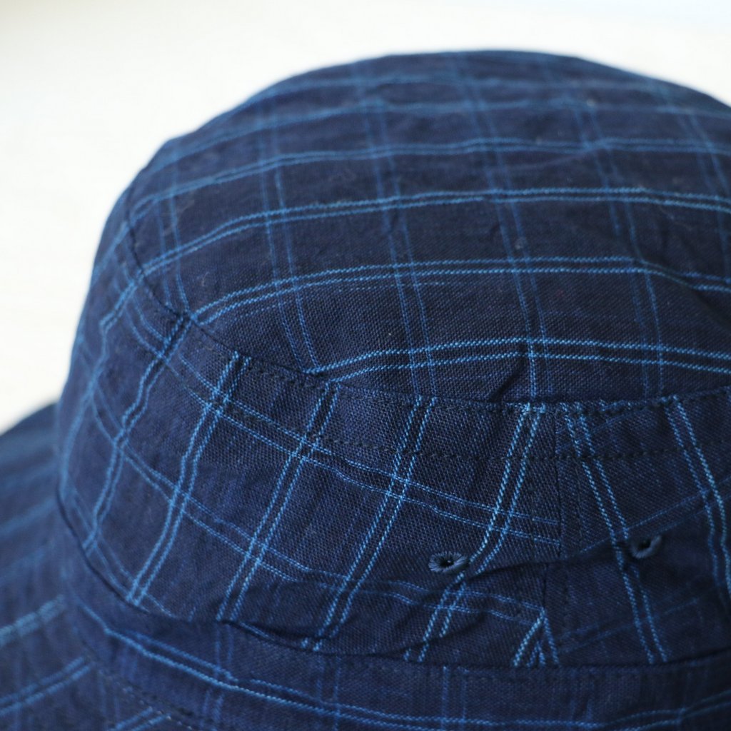 BUCKET HAT - Matsusaka cotton #SMALL CHECK