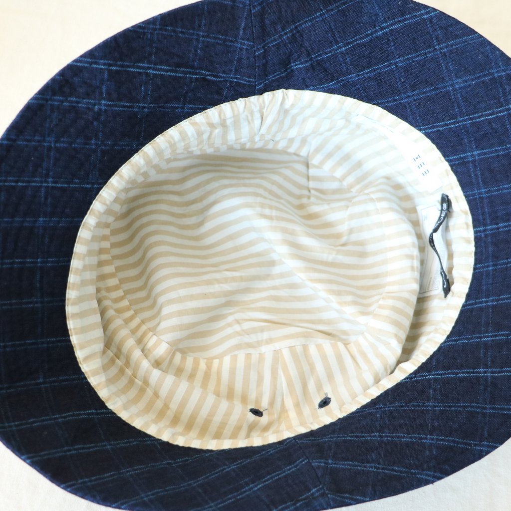 BUCKET HAT - Matsusaka cotton #SMALL CHECK