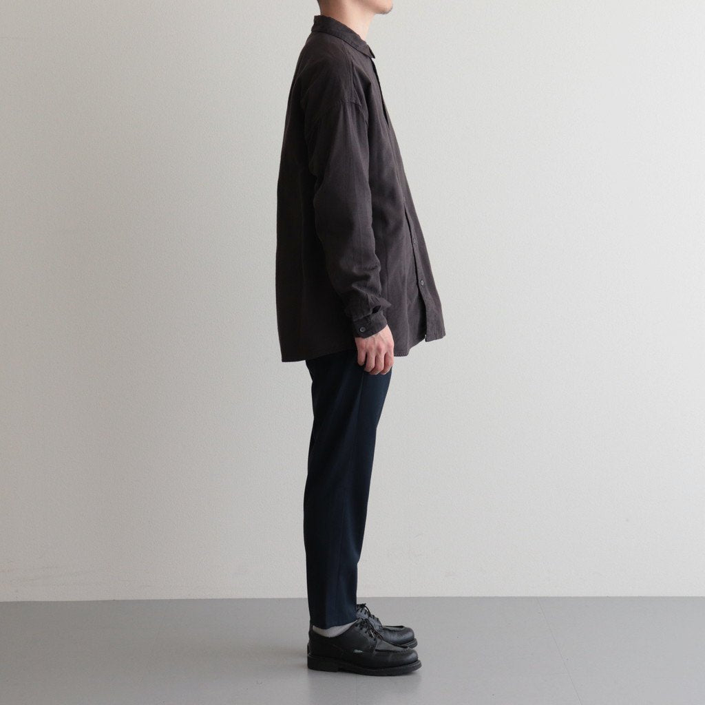 伊勢木綿のシャツ #C.GRAY