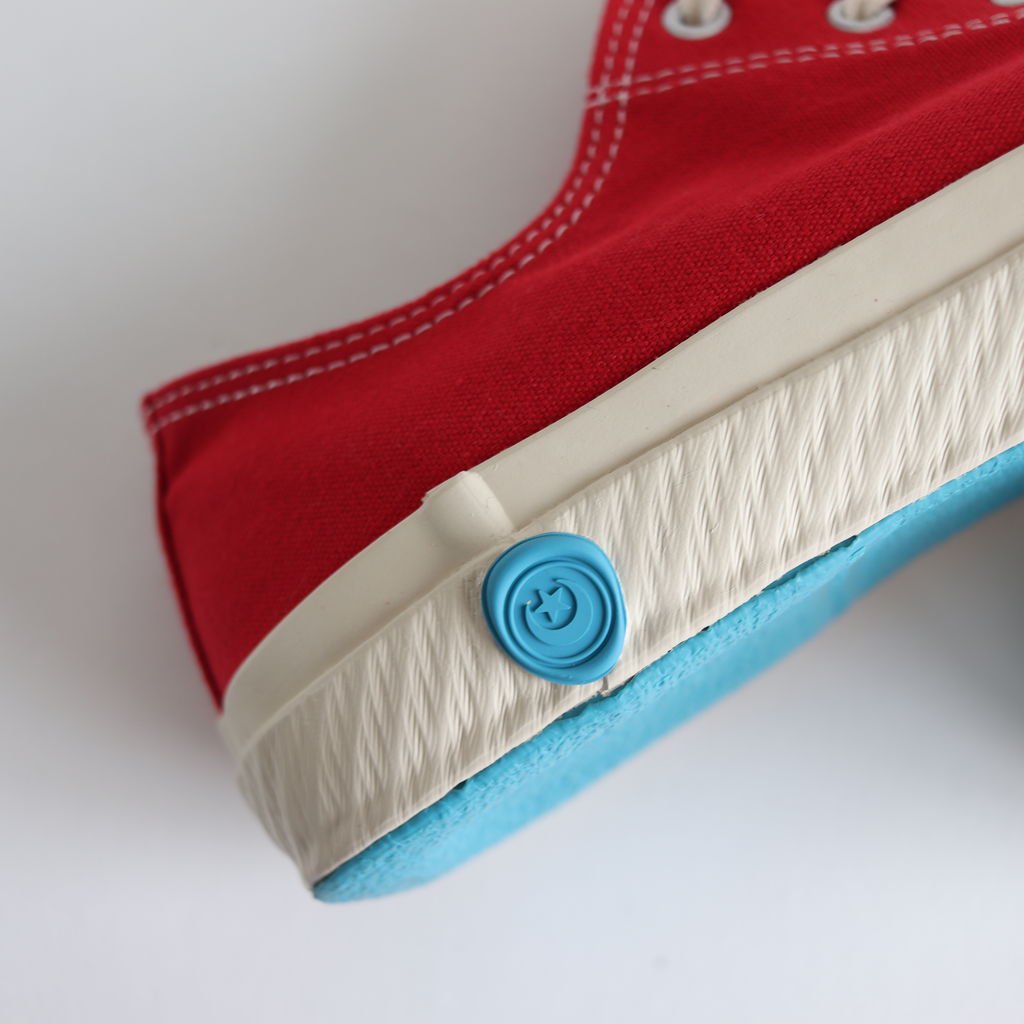 GW SHOES LIKE POTTERY #RED/NATURAL DYE [S.L.P.01 GW]