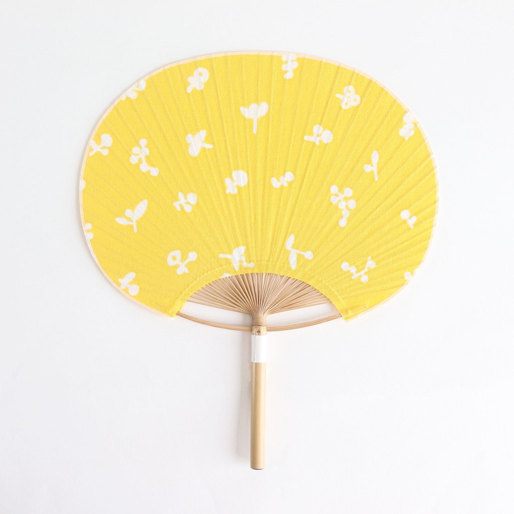 伊勢木綿の日永うちわ 中 #花